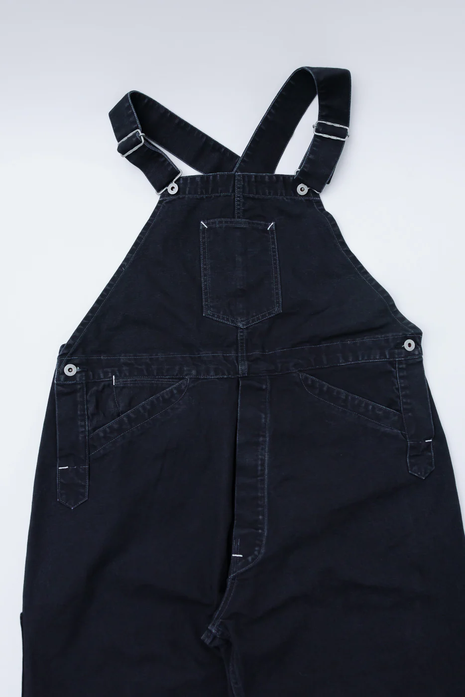 3401-PCB - Post 46 Overalls Pigment Dyed Canvas - Black - Image 2