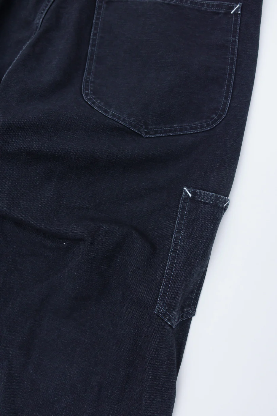 3401-PCB - Post 46 Overalls Pigment Dyed Canvas - Black - Image 9