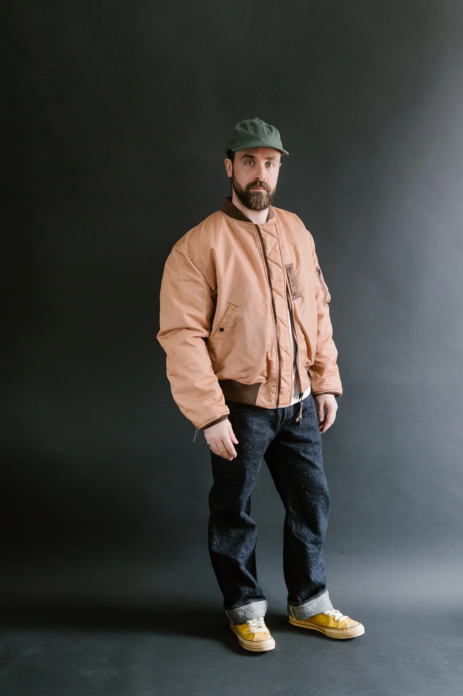4599 - "Kakishibu" MA-1 Flight Jacket - Brown - Image 7