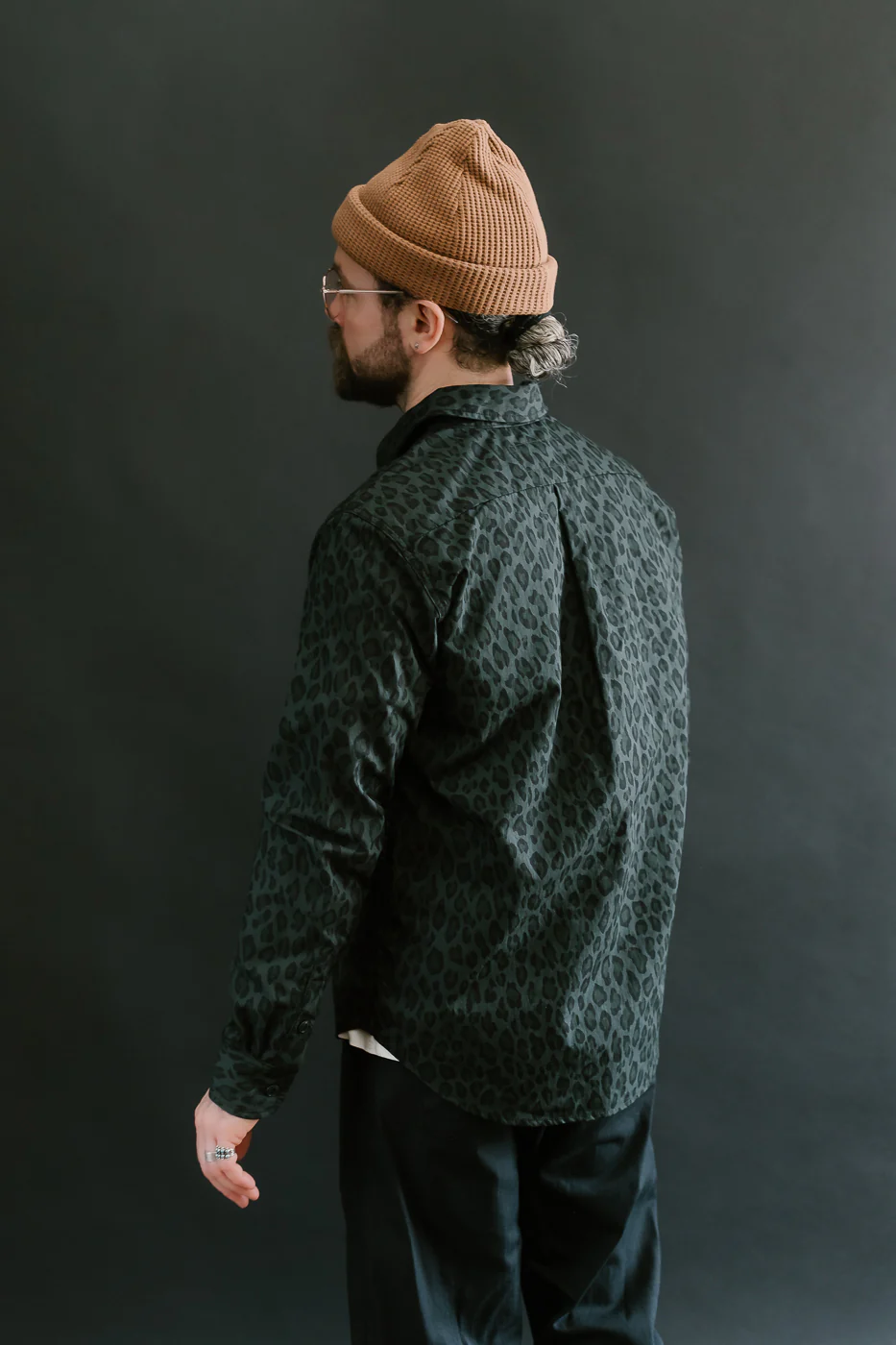 4oz - Oxford Shirt Dark Cheetah Camo - Green - Image 15