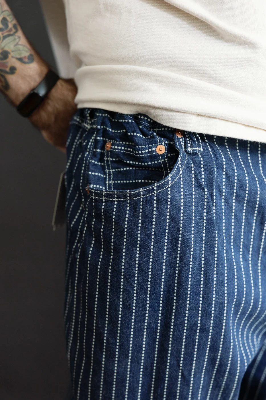5-Pocket Wabash Easy Pants - Indigo - Image 20