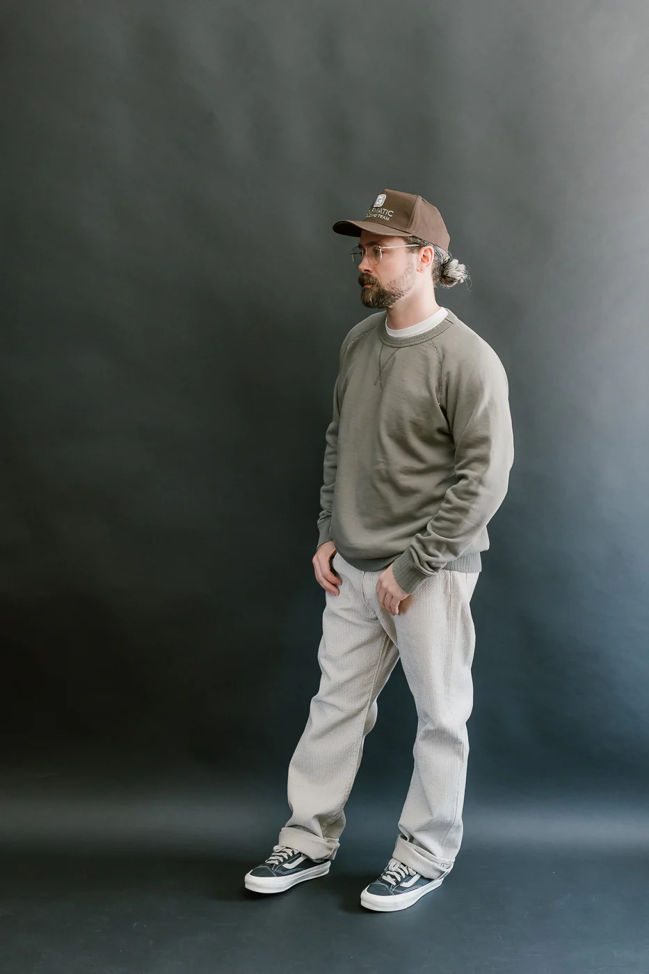 5400-SUMI - Slub Yarn Sweatshirt - Sumi Ink - Image 8