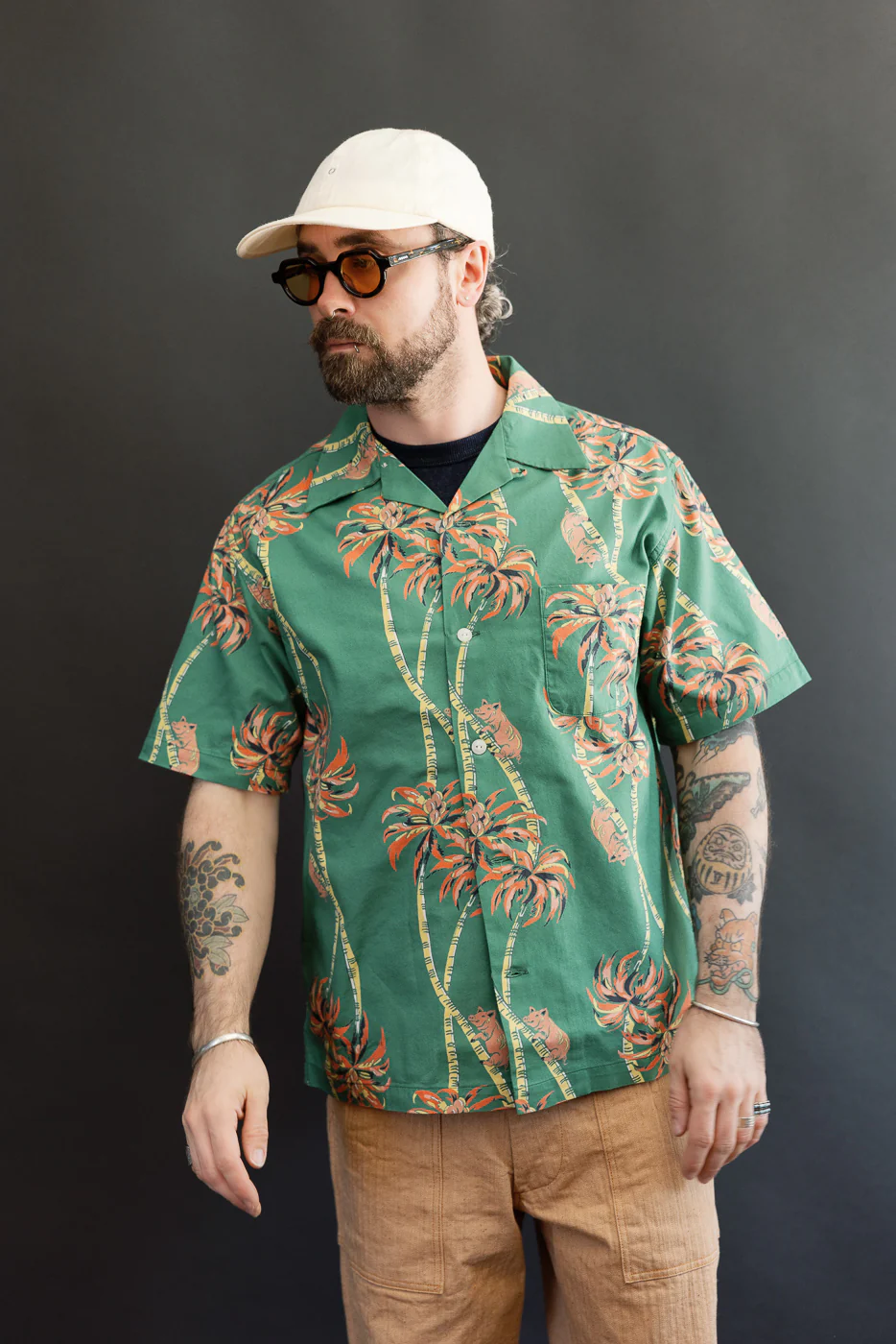 5742 - Aloha Shirt Palm Climber - Green - Image 11