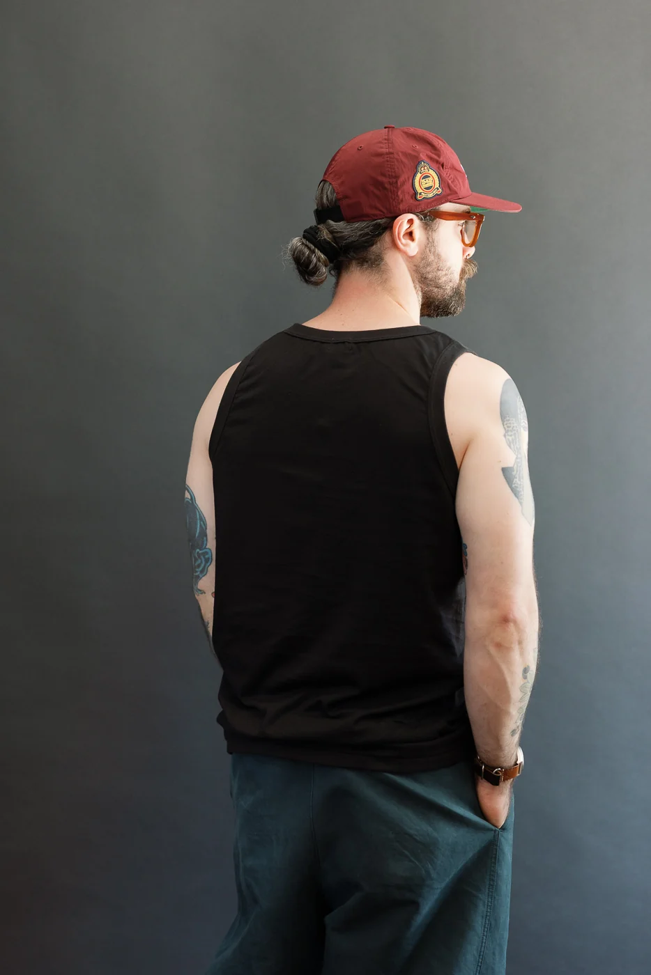 6.2oz - "Ultimate Organic Cotton" Tank Top - Black - Image 12