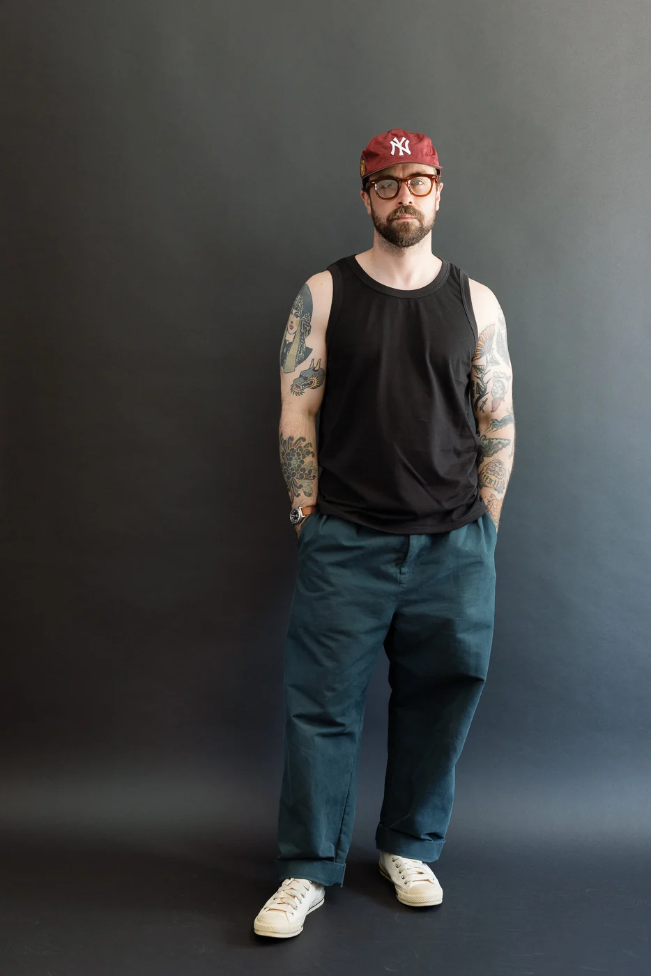 6.2oz - "Ultimate Organic Cotton" Tank Top - Black - Image 5