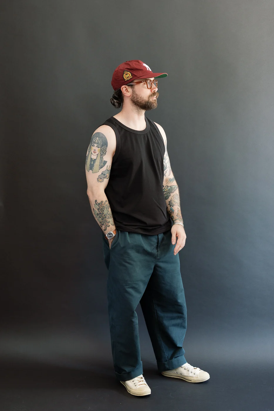 6.2oz - "Ultimate Organic Cotton" Tank Top - Black - Image 6