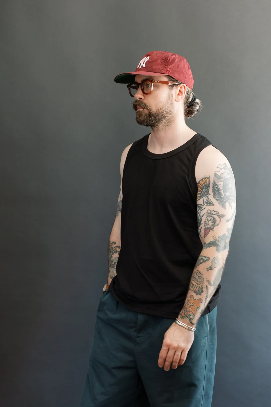 6.2oz - "Ultimate Organic Cotton" Tank Top - Black - Image 9