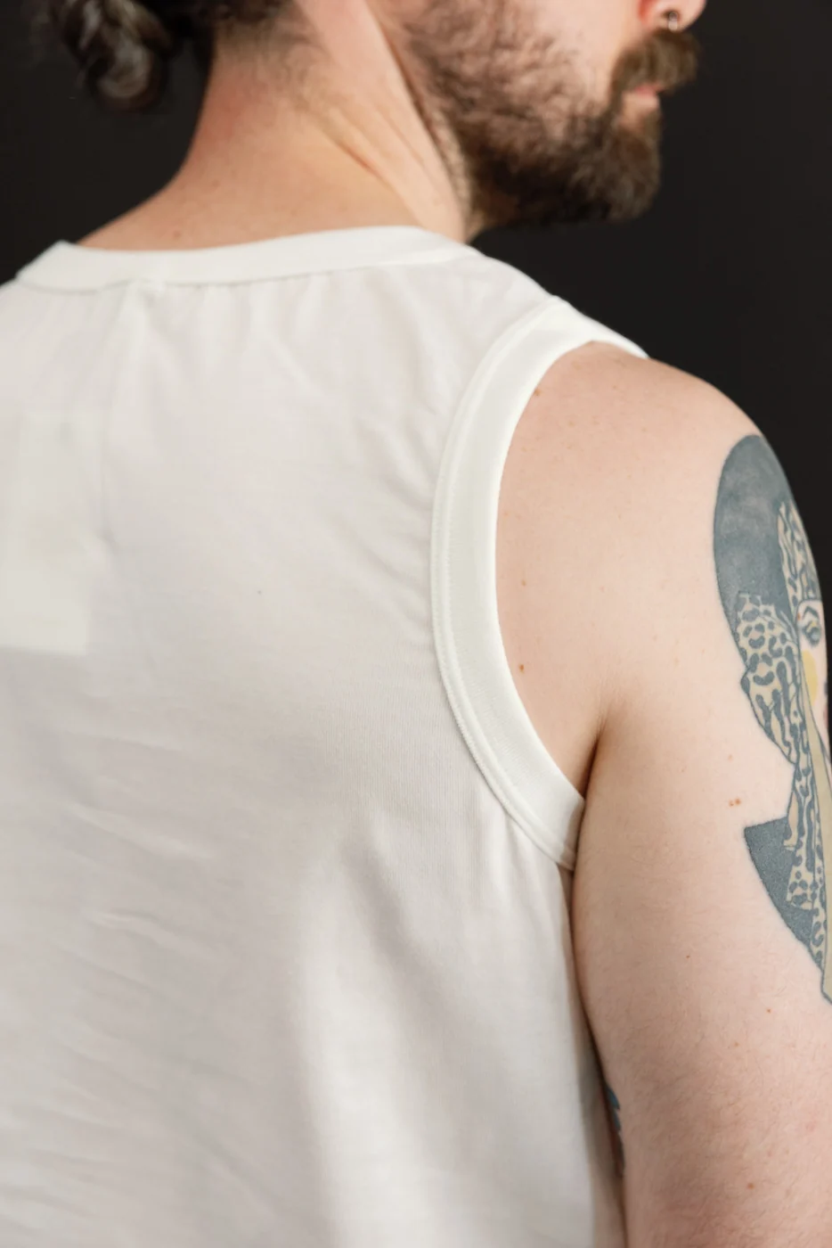 6.2oz - "Ultimate Organic Cotton" Tank Top - Off White - Image 18