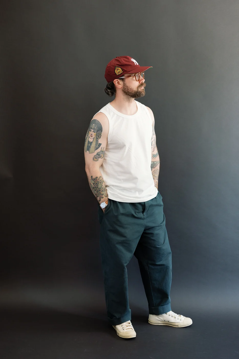6.2oz - "Ultimate Organic Cotton" Tank Top - Off White - Image 6