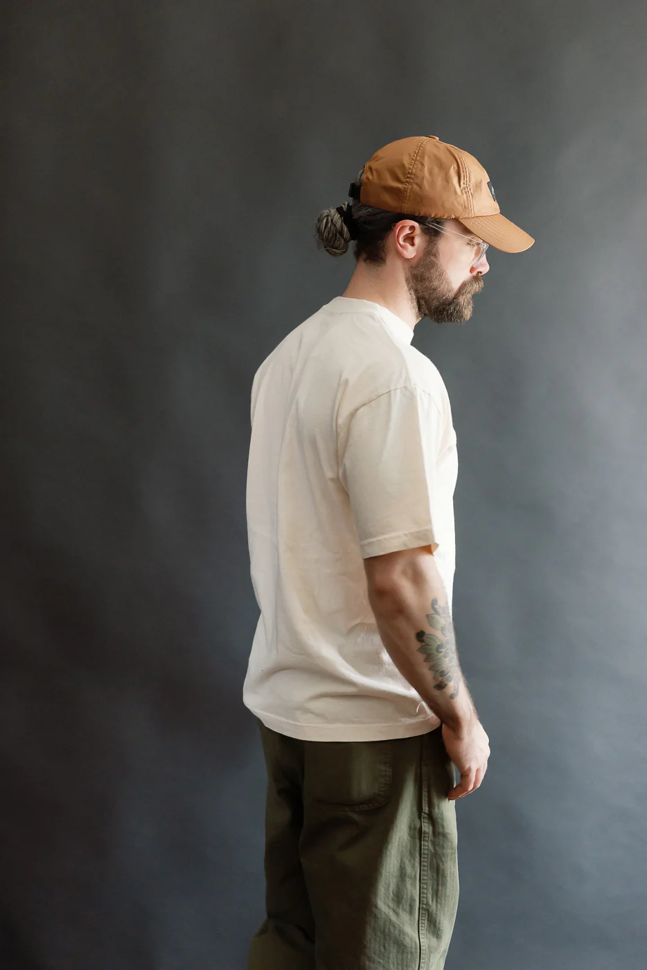6.5oz - Dant "Kingfisher" T-Shirt - Ecru - Image 13