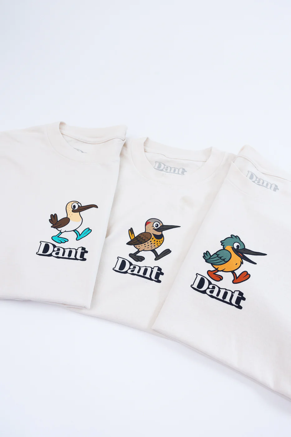 6.5oz - Dant "Kingfisher" T-Shirt - Ecru - Image 21
