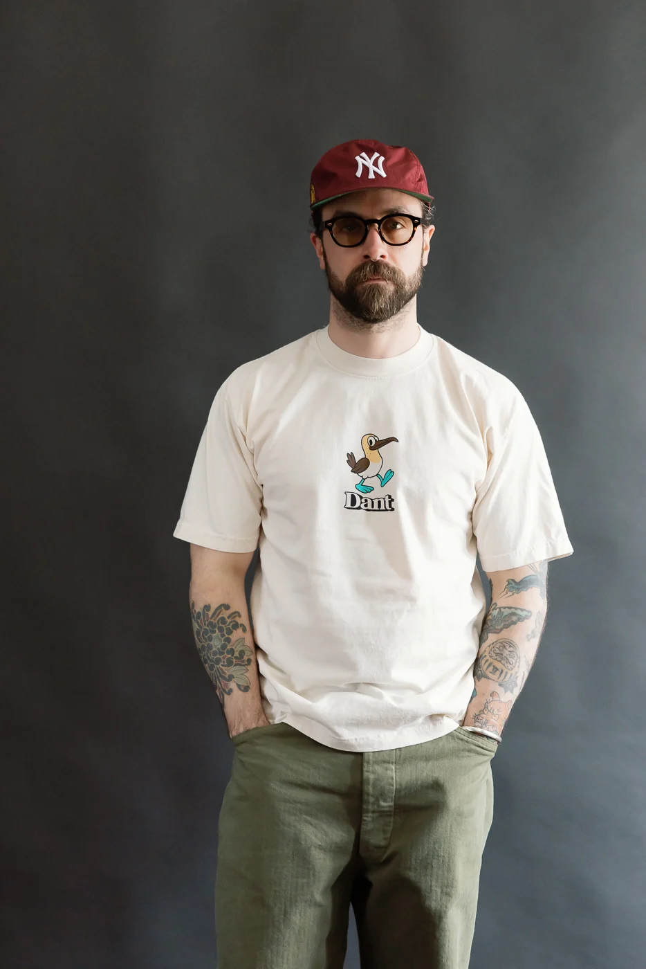 6.5oz - Dant "Blue Footed Booby" T-Shirt - Ecru - Image 11