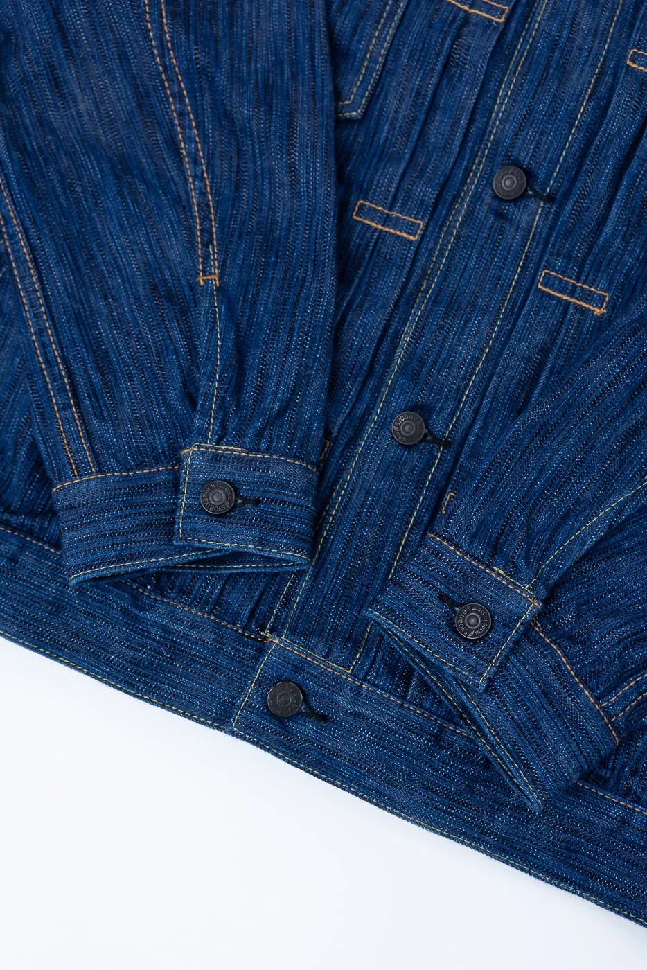 6225-L - 14.5oz "Light Waterfall" Selvedge Type II Jacket - Indigo - Image 4