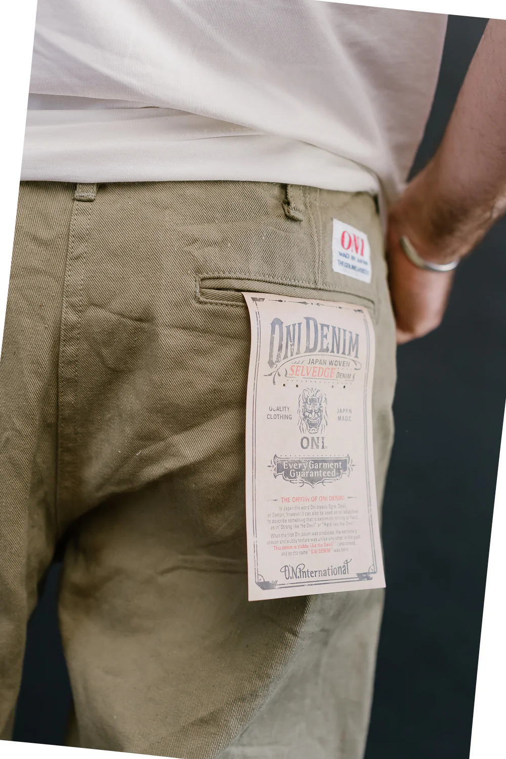 777-BRD - "British Drill" Selvedge Trousers - Wide Fit - Image 19