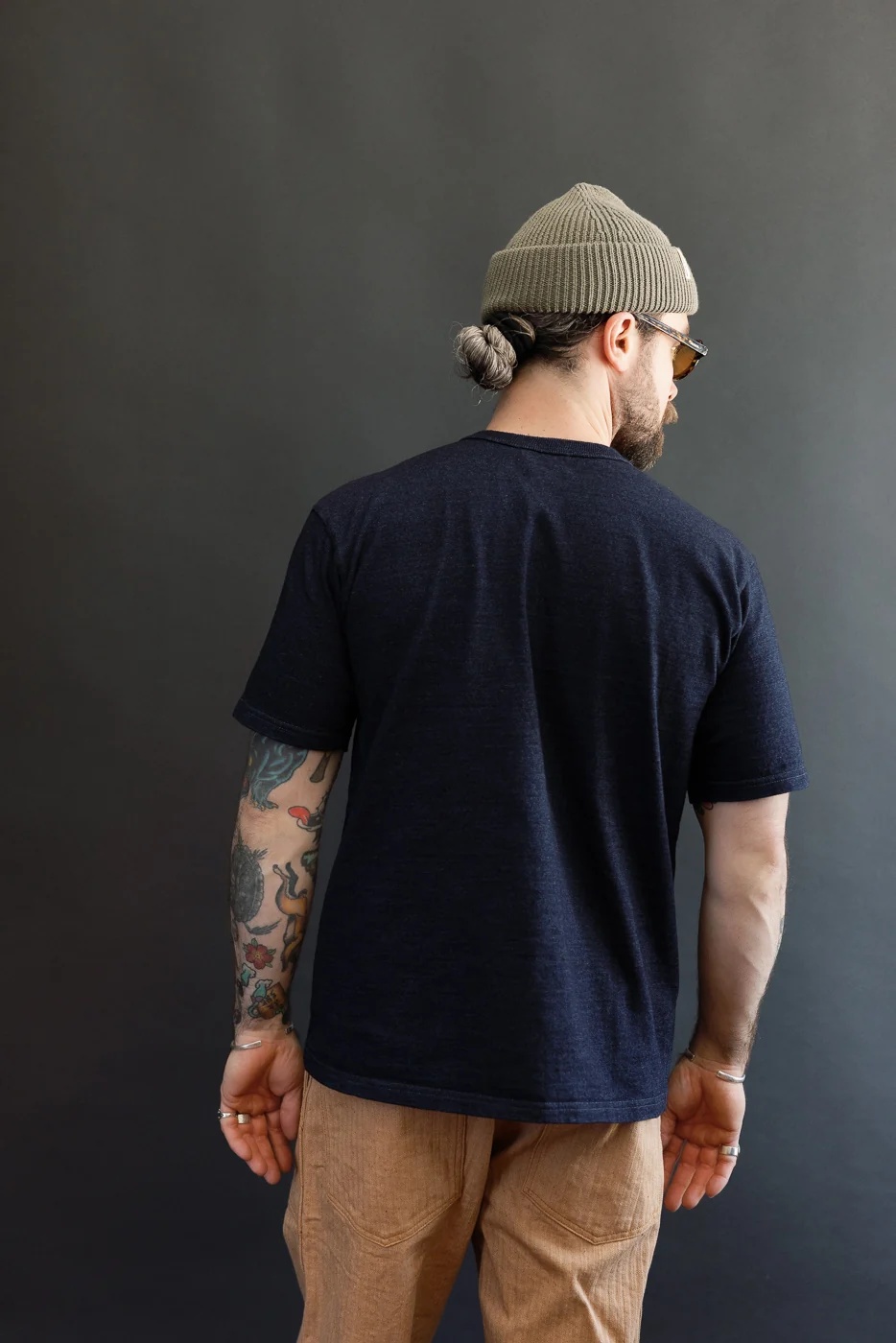 8199 - Rope Dyed T-shirt - Indigo - Image 8