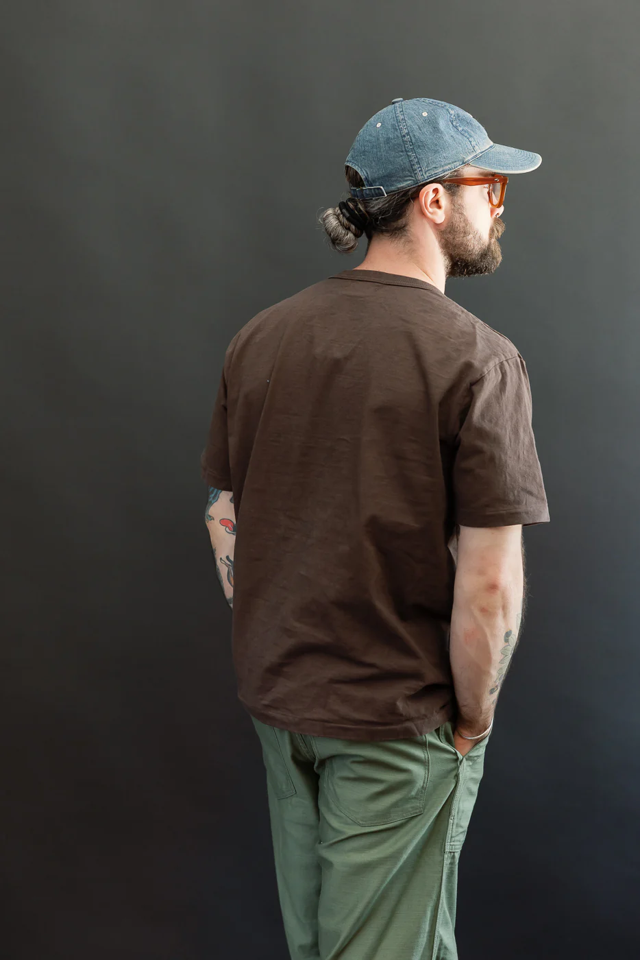 8204 - "Ishikawadai" T-shirt - Charcoal Black - Image 10