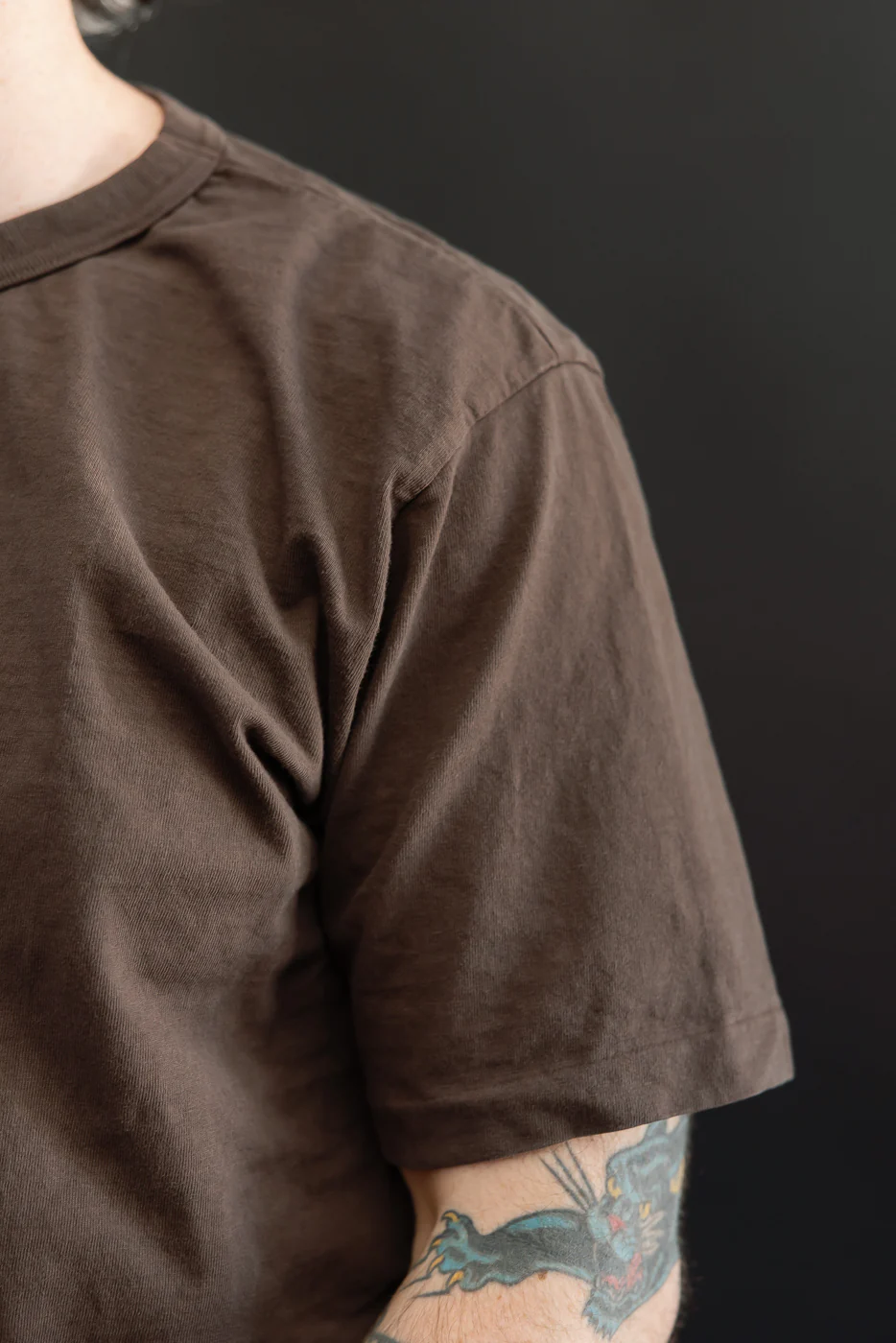 8204 - "Ishikawadai" T-shirt - Charcoal Black - Image 14