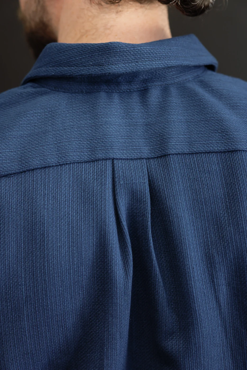 8oz Oxford Shirt - Indigo Contrast - Image 24