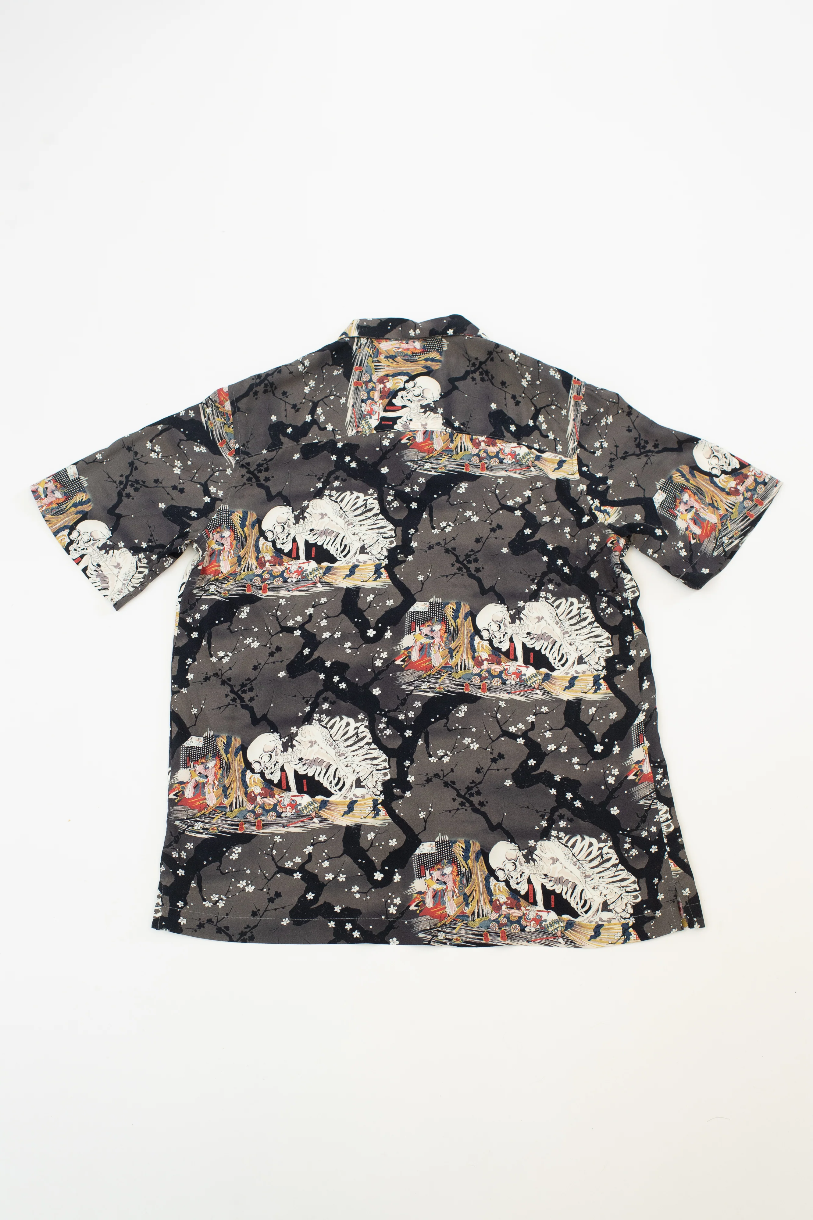 Aloha Shirt - Skeletons - Dark Grey - Image 6