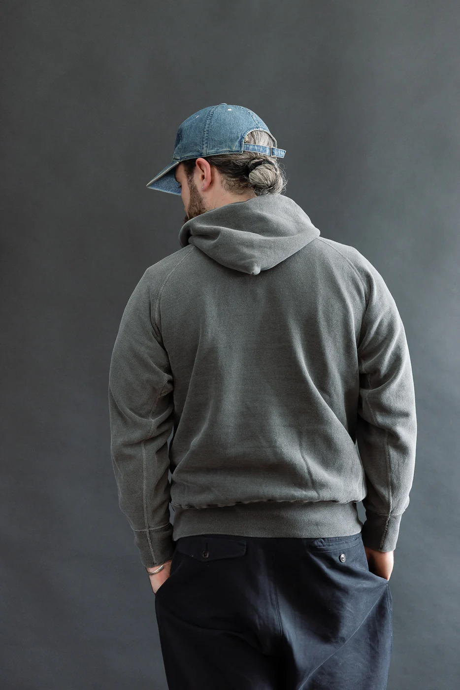 "Beer" Faded Print Sweat Hoodie - PD Sumikuro - Image 11