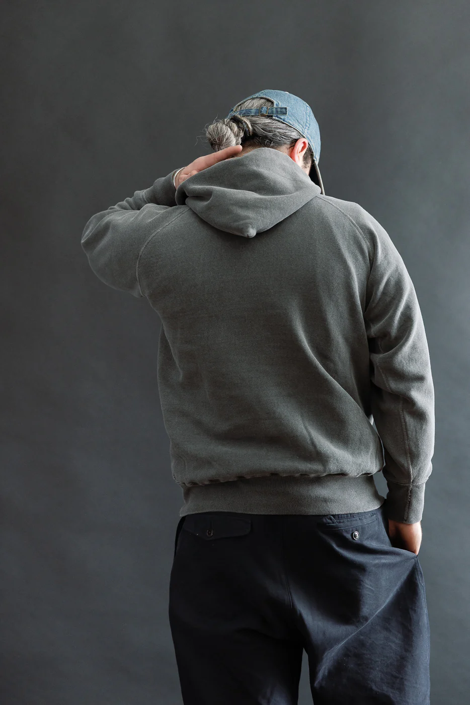 "Beer" Faded Print Sweat Hoodie - PD Sumikuro - Image 12