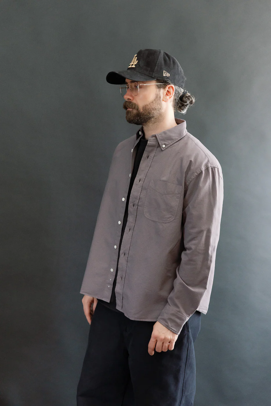 Big Oxford Cotton - Dusty Purple - Image 10