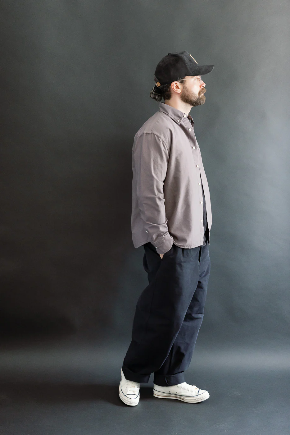 Big Oxford Cotton - Dusty Purple - Image 7