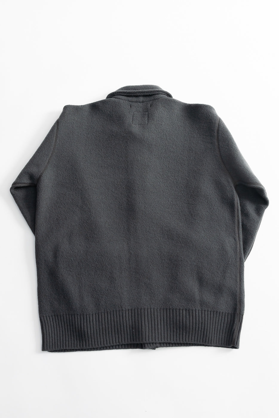 Brewster Shirt Boiled Wool - Dark Grey - Image 5