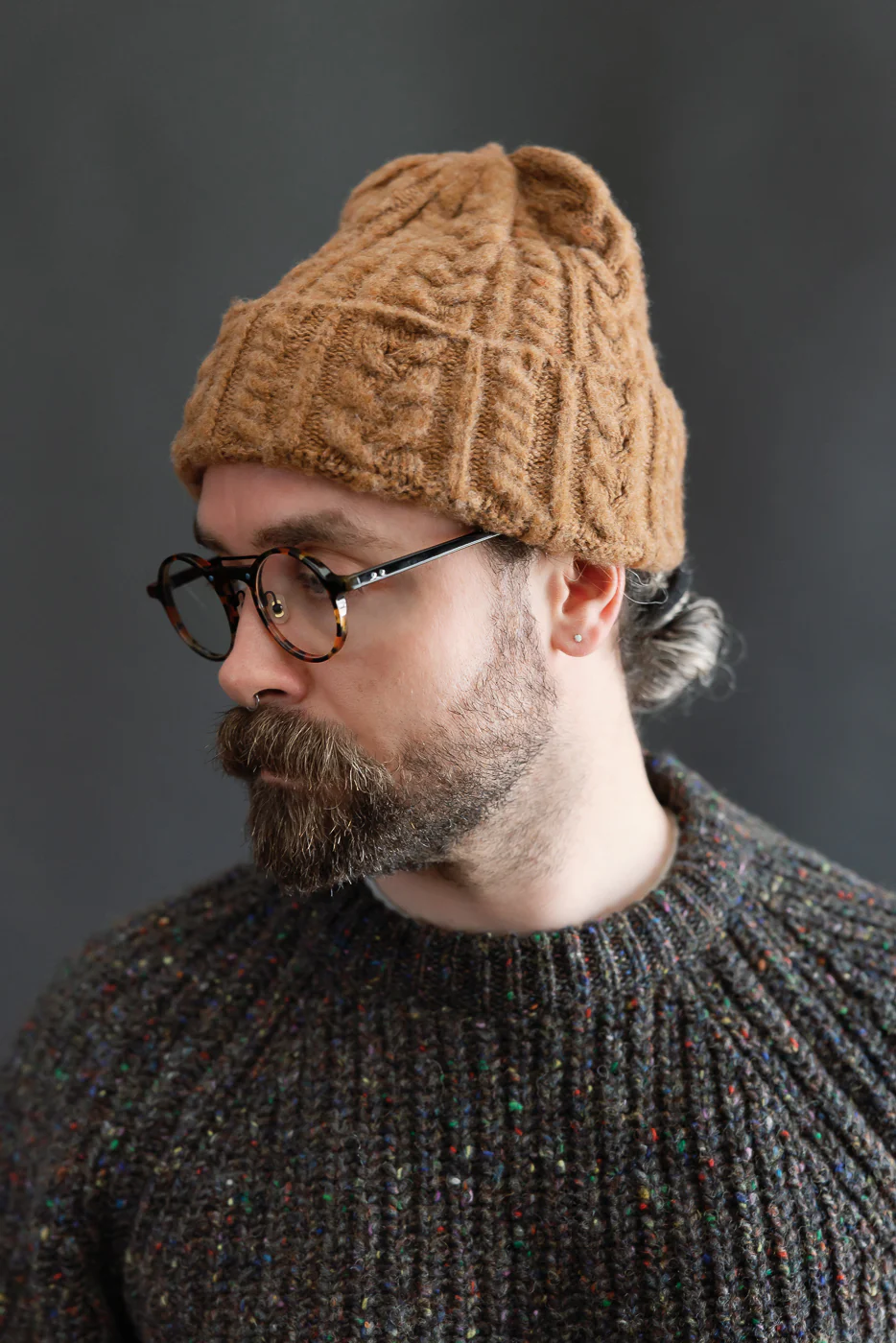 Cable Festival Hat - Nuts - Image 5