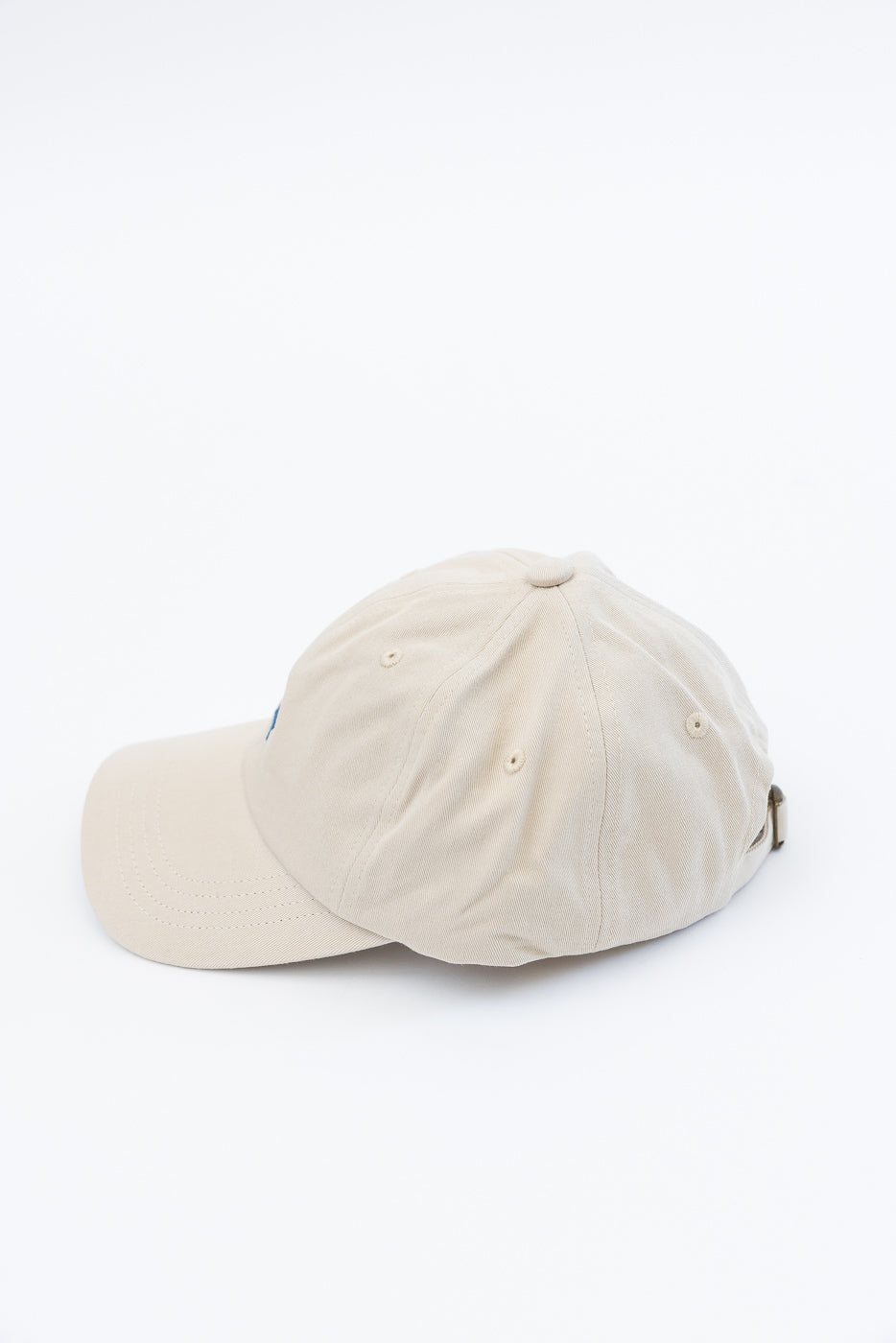 CAP01.16158 - Swan Logo Cotton Twill Cap - Light Khaki, Deep Blue - Image 3