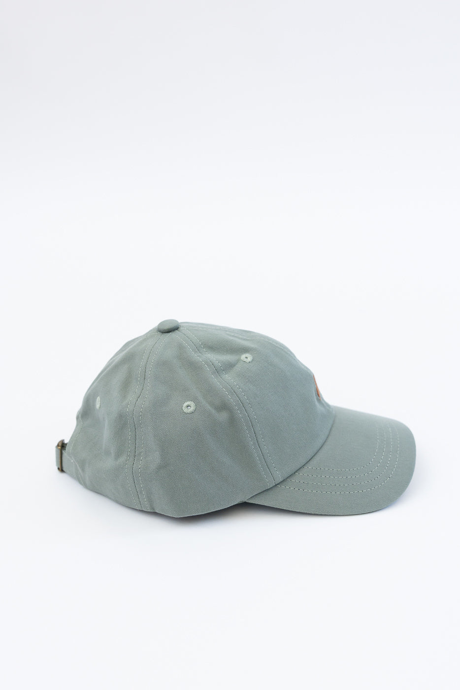 CAP01.4112 - Swan Logo Cotton Twill Cap - Light Army, Nut - Image 4