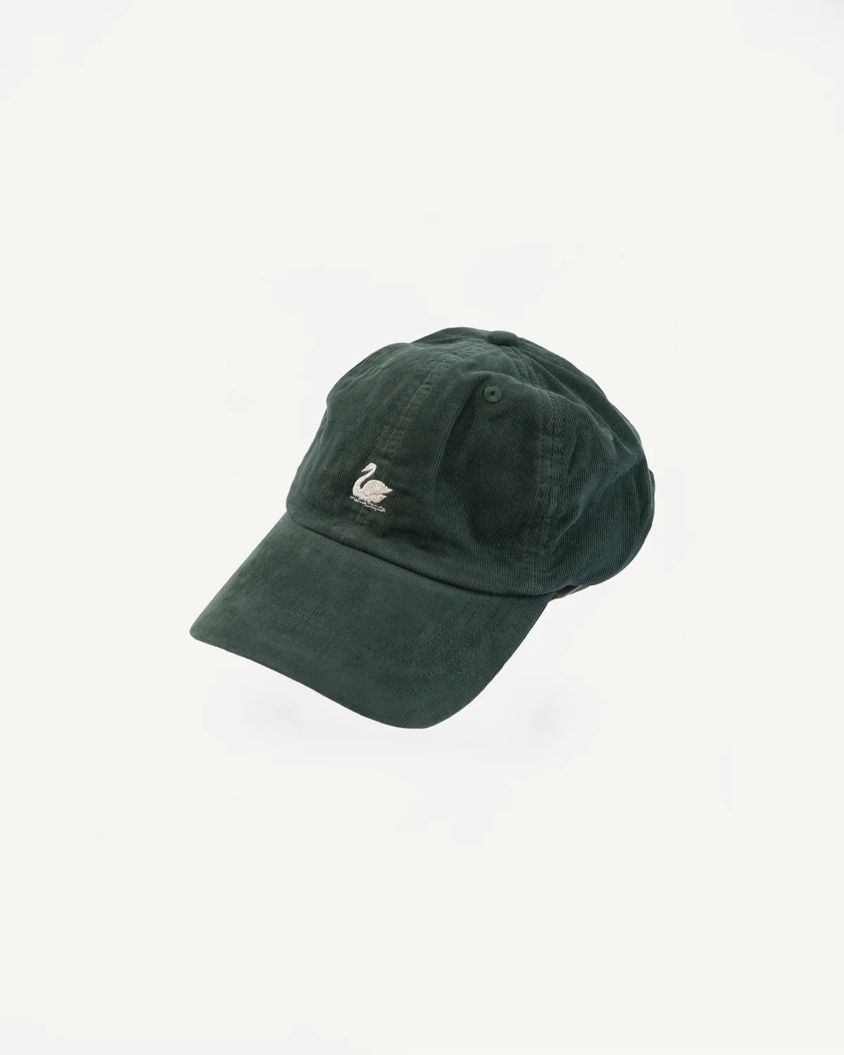CAP01LC.401 - Swan Logo Cotton Corduroy Cap - Forest