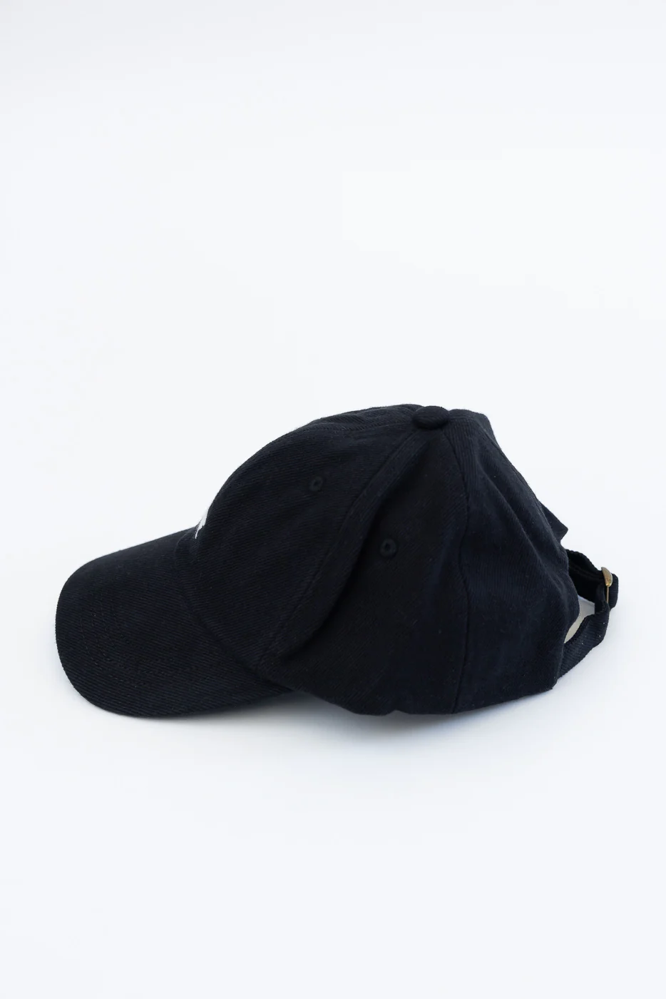 CAP01T.99 - Swan Logo Cotton Twill Cap - Deep Black - Image 2