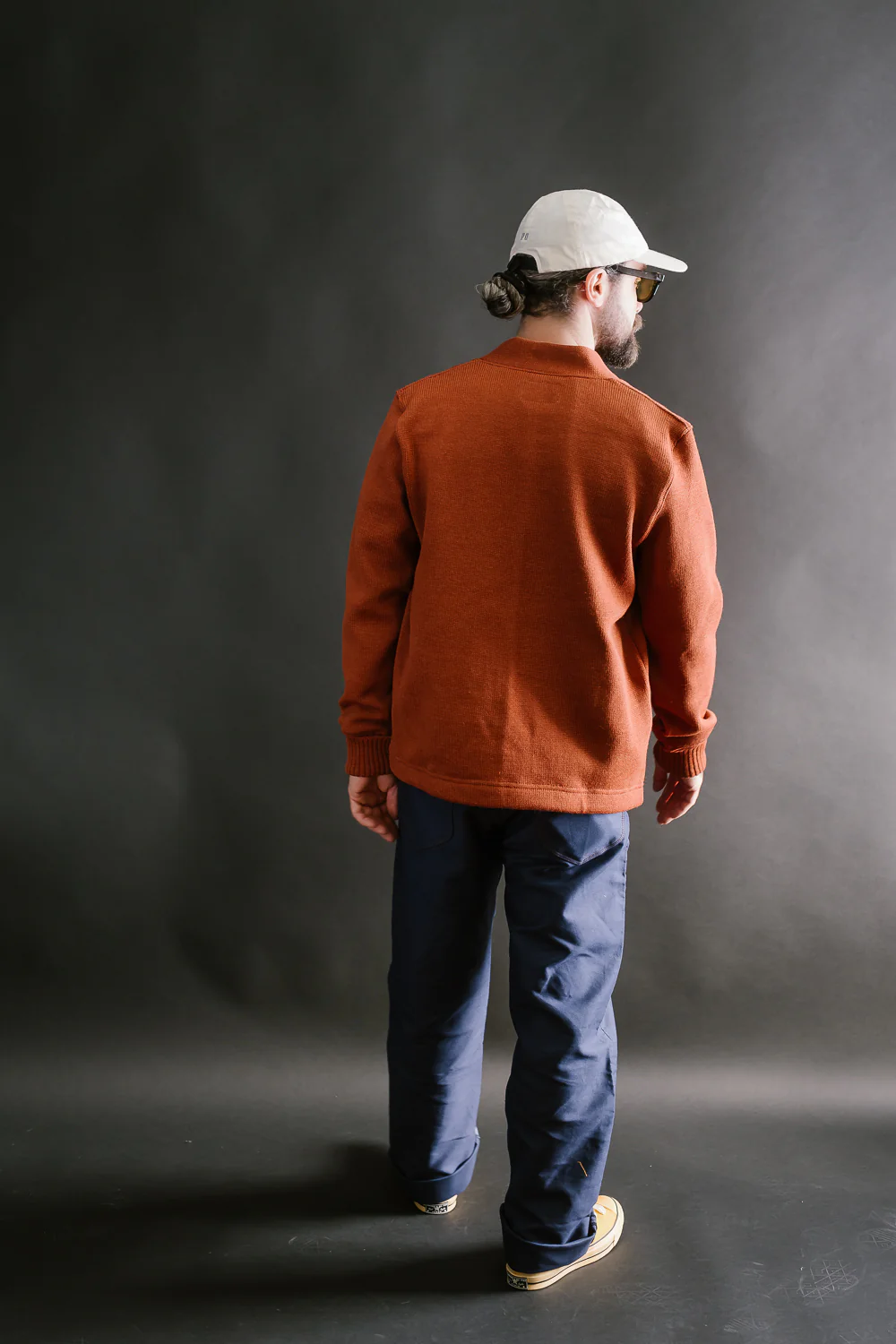 Classic Cardigan - Burnt Orange - Image 8