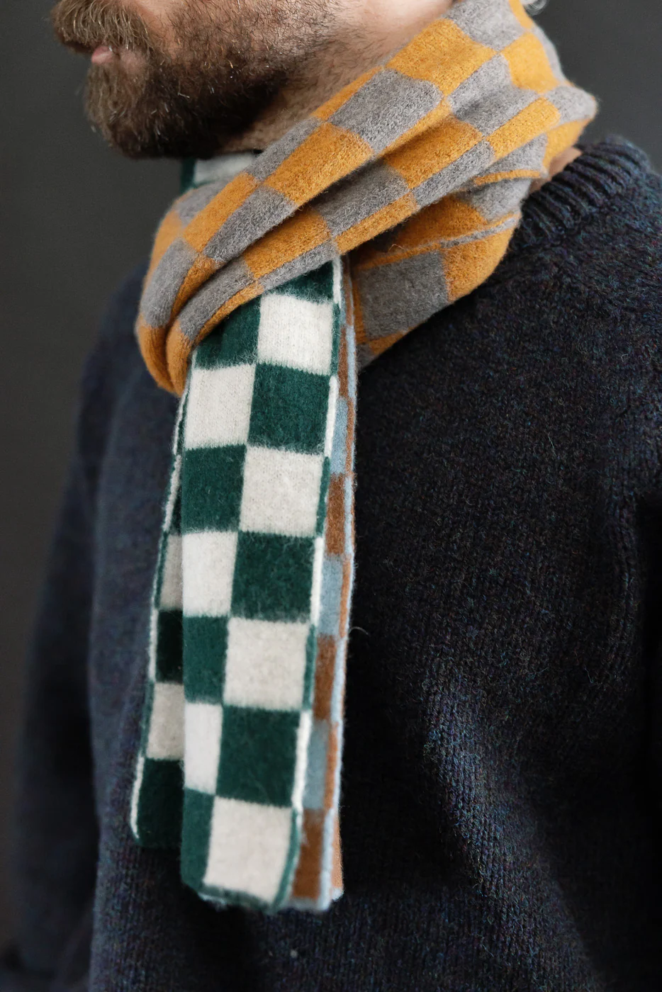 Cosmic Checkerboard Scarf - Dreamy - Image 8