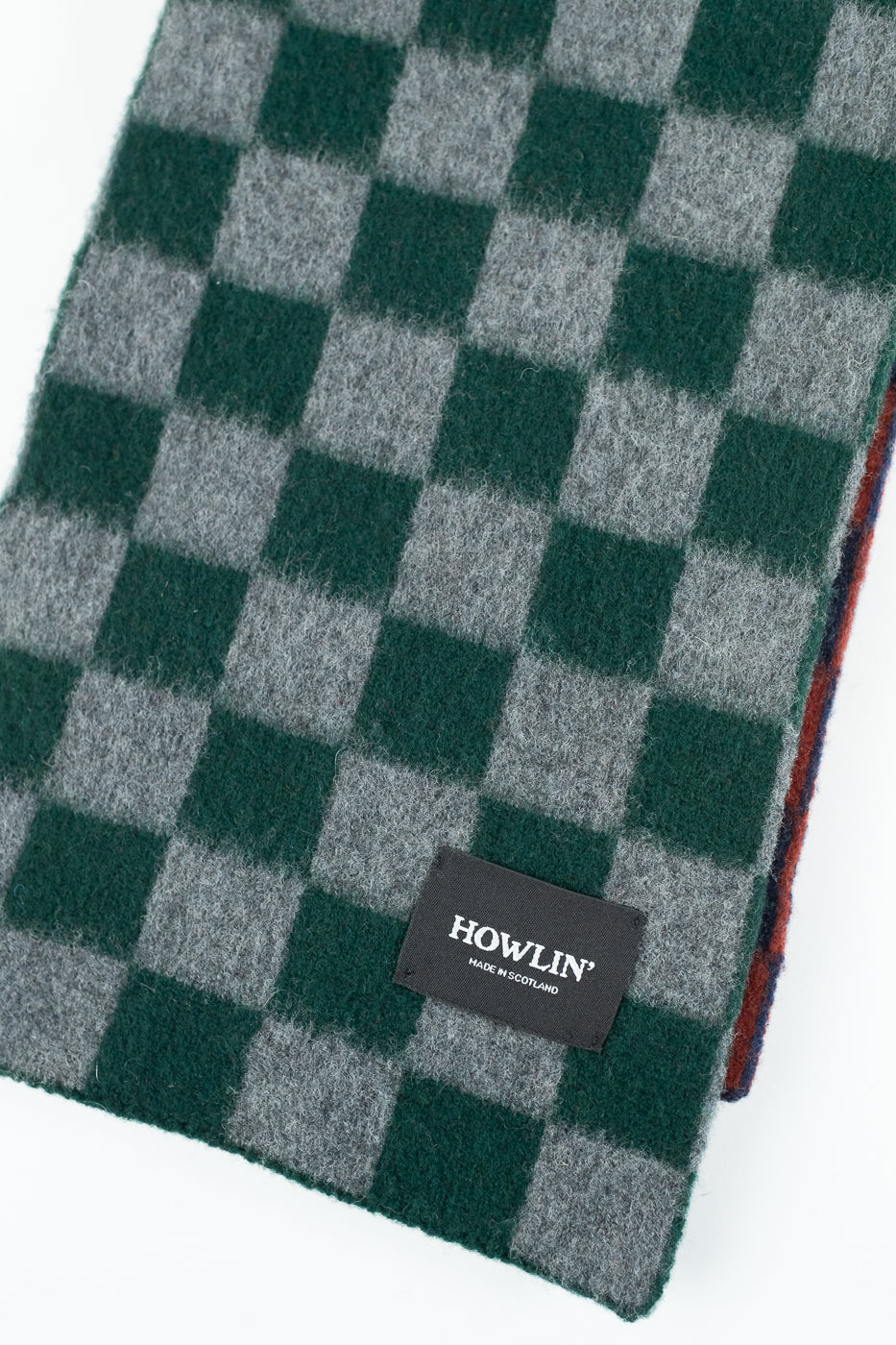 Cosmic Checkerboard Scarf - Navy - Image 2