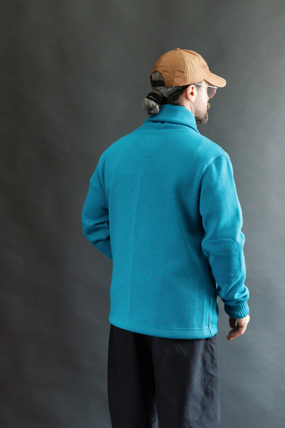 Dant Exclusive Shawl Sweater Coat - Aqua - Image 12