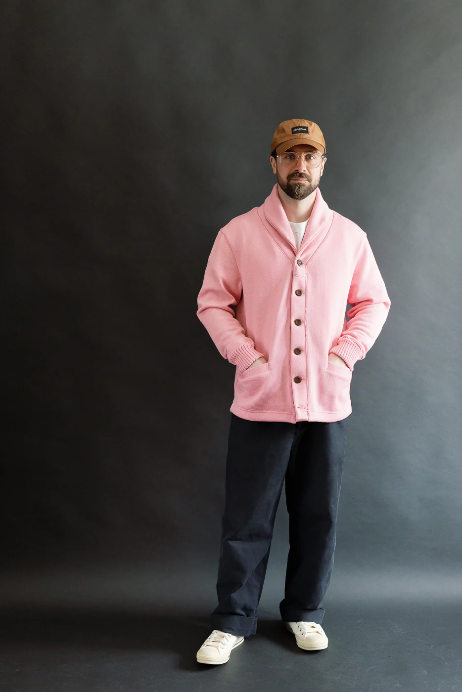 Dant Exclusive Shawl Sweater Coat - Bubblegum - Image 6