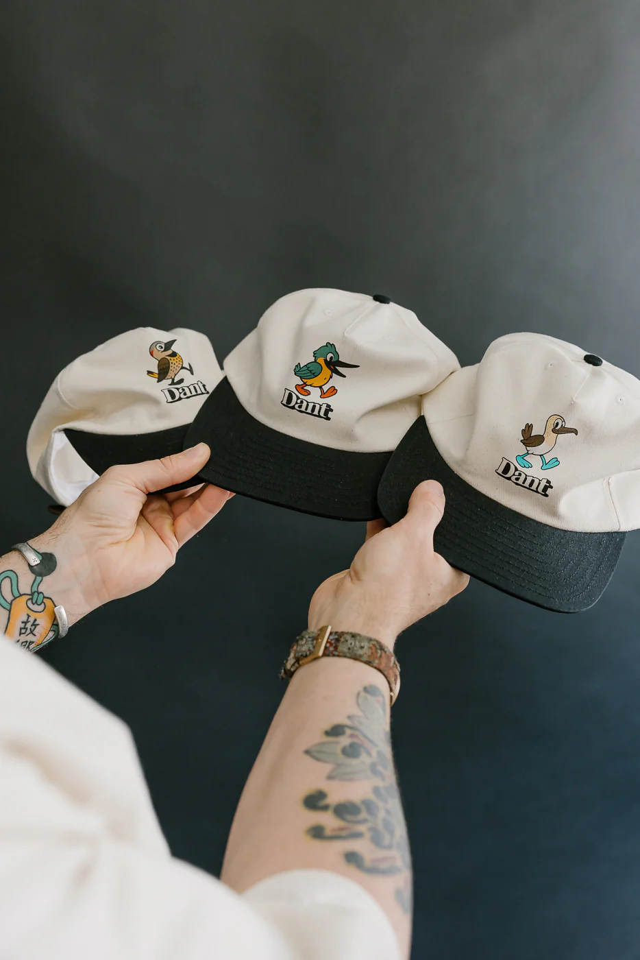 Dant "Kingfisher" Cap - Ecru x Black - Image 16