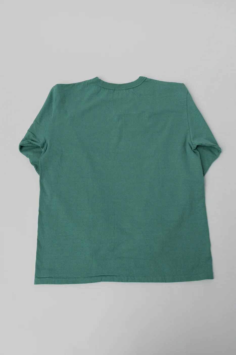 "Fallen Cotton" Midweight Tee Long Sleeve - Emerald - Image 4