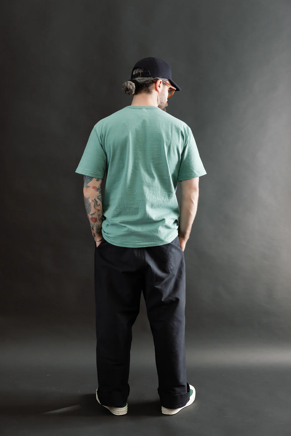 "Fallen Cotton" Midweight Tee Short Sleeve - Emerald - Image 7