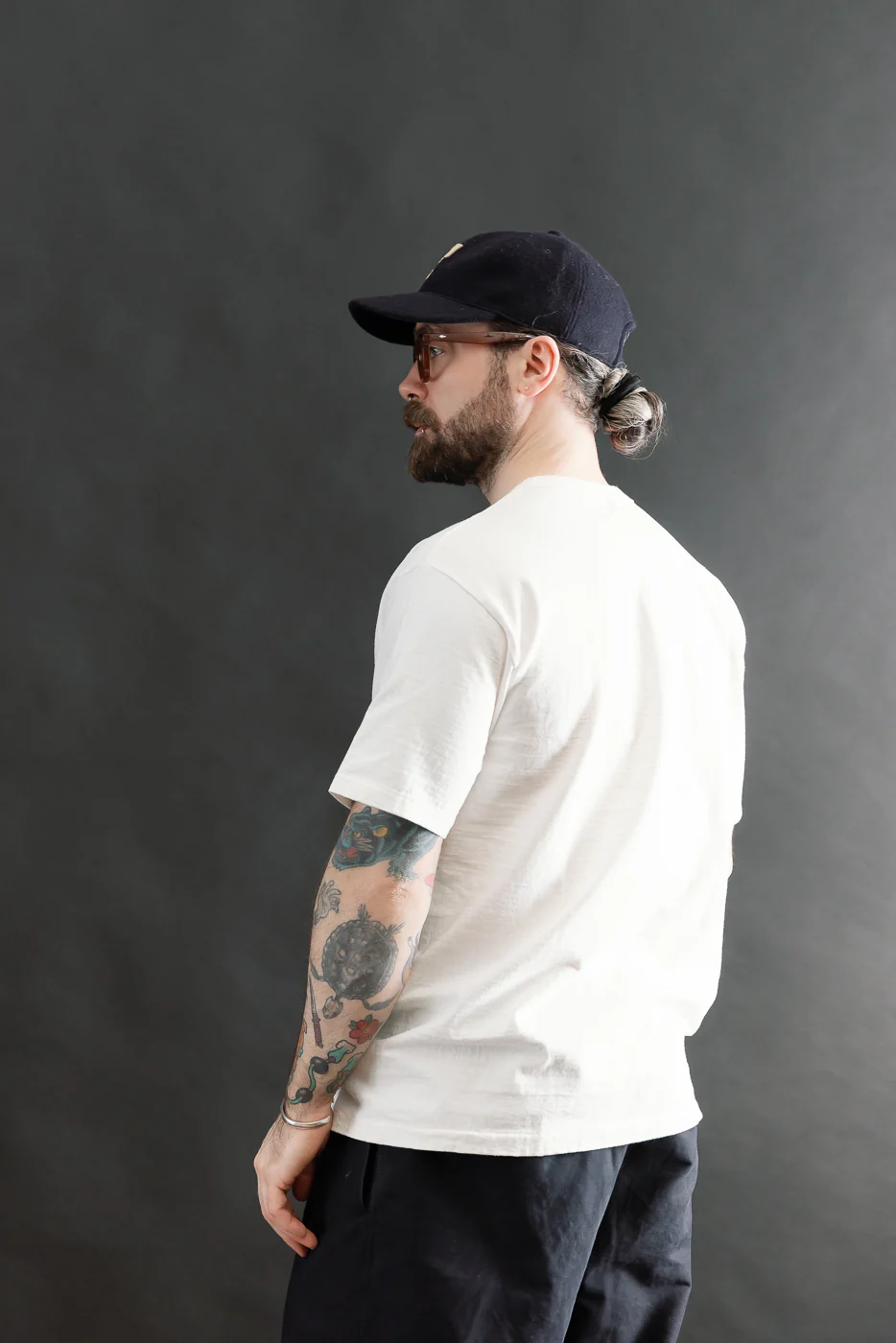 7.7oz - "Fallen Cotton" Midweight T-Shirt S/S - Off White - Image 10