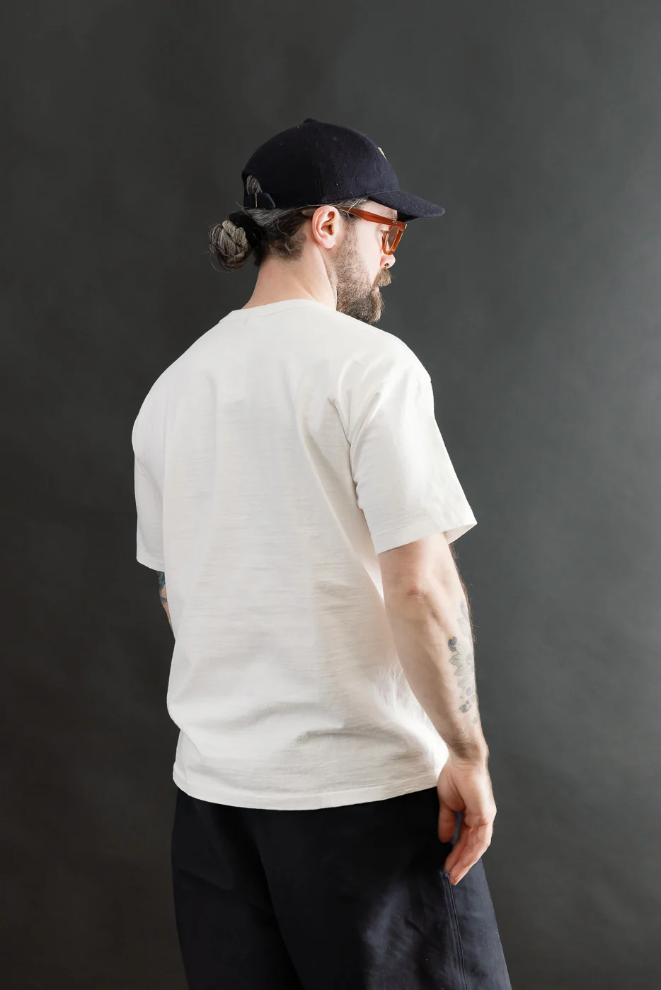 7.7oz - "Fallen Cotton" Midweight T-Shirt S/S - Off White - Image 11