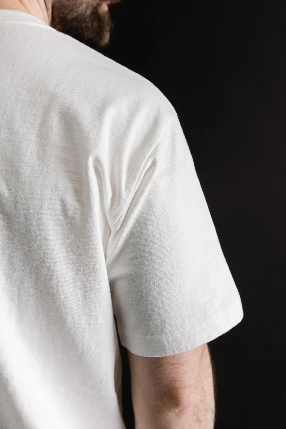 7.7oz - "Fallen Cotton" Midweight T-Shirt S/S - Off White - Image 16