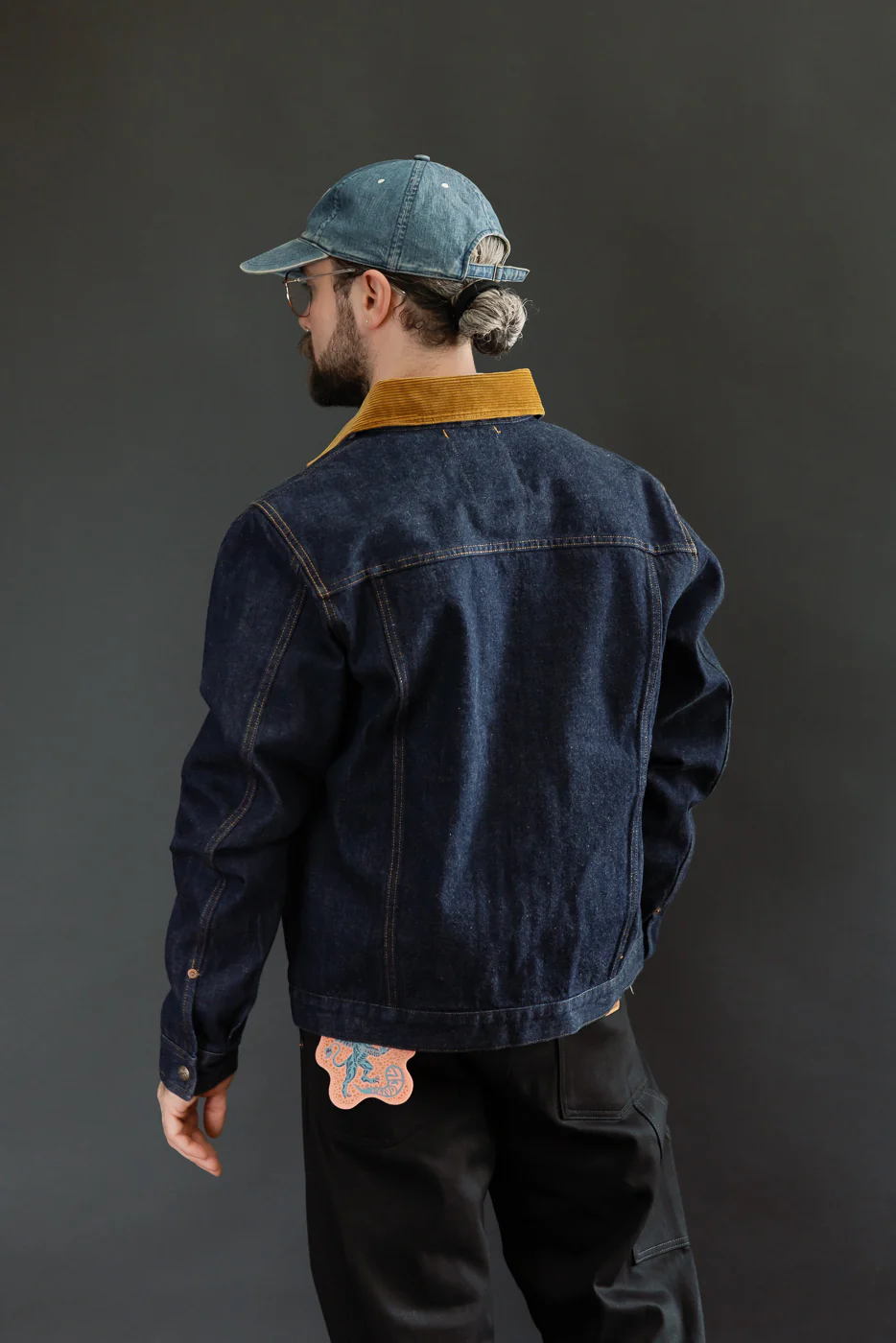 Fargo Quarter Vintage 70s Denim - Indigo, Cognac - Image 14