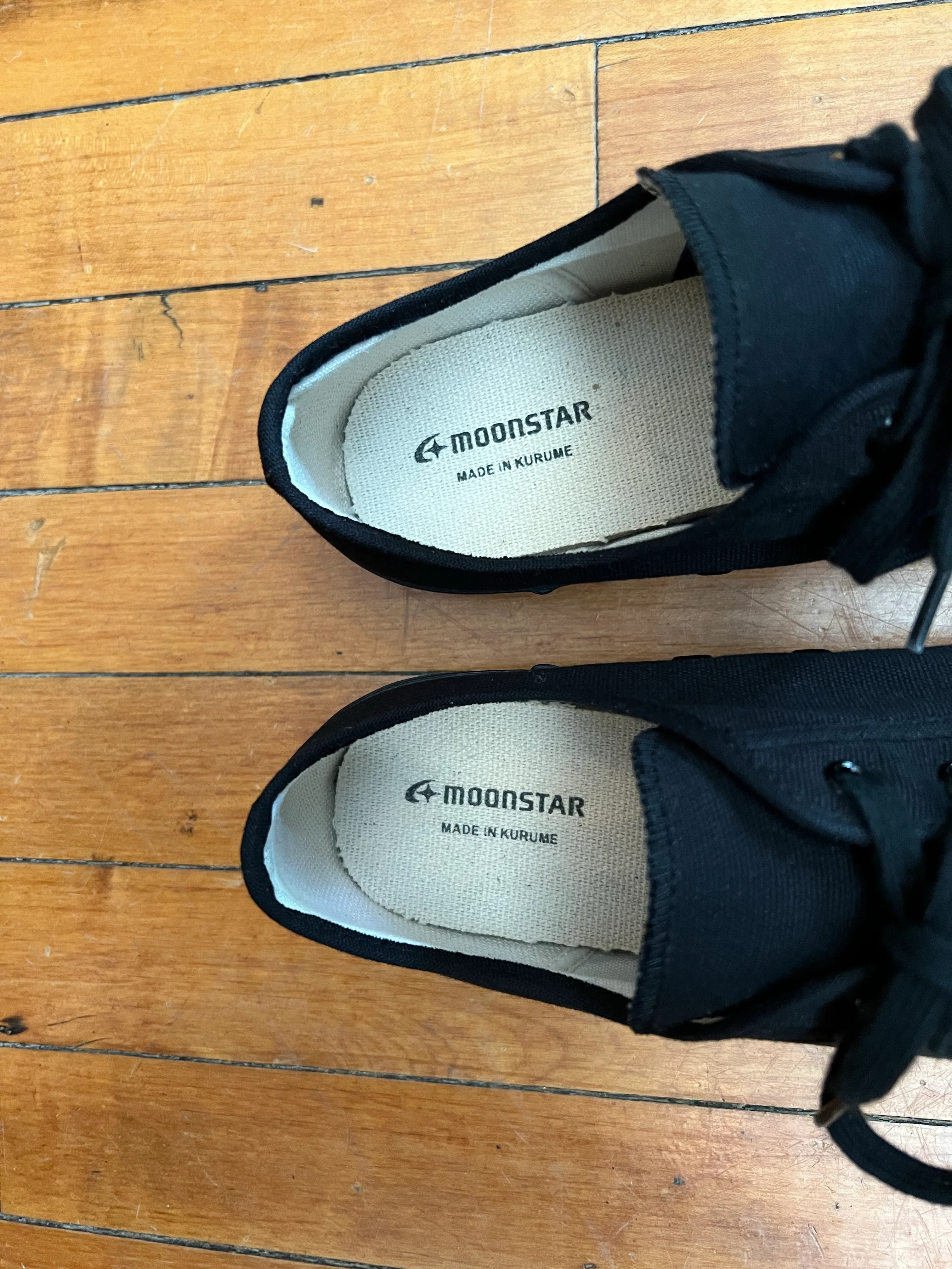 Gently Used Moonstar Gym Classic Sneakers - Black Mono - Size: 10 - Image 7