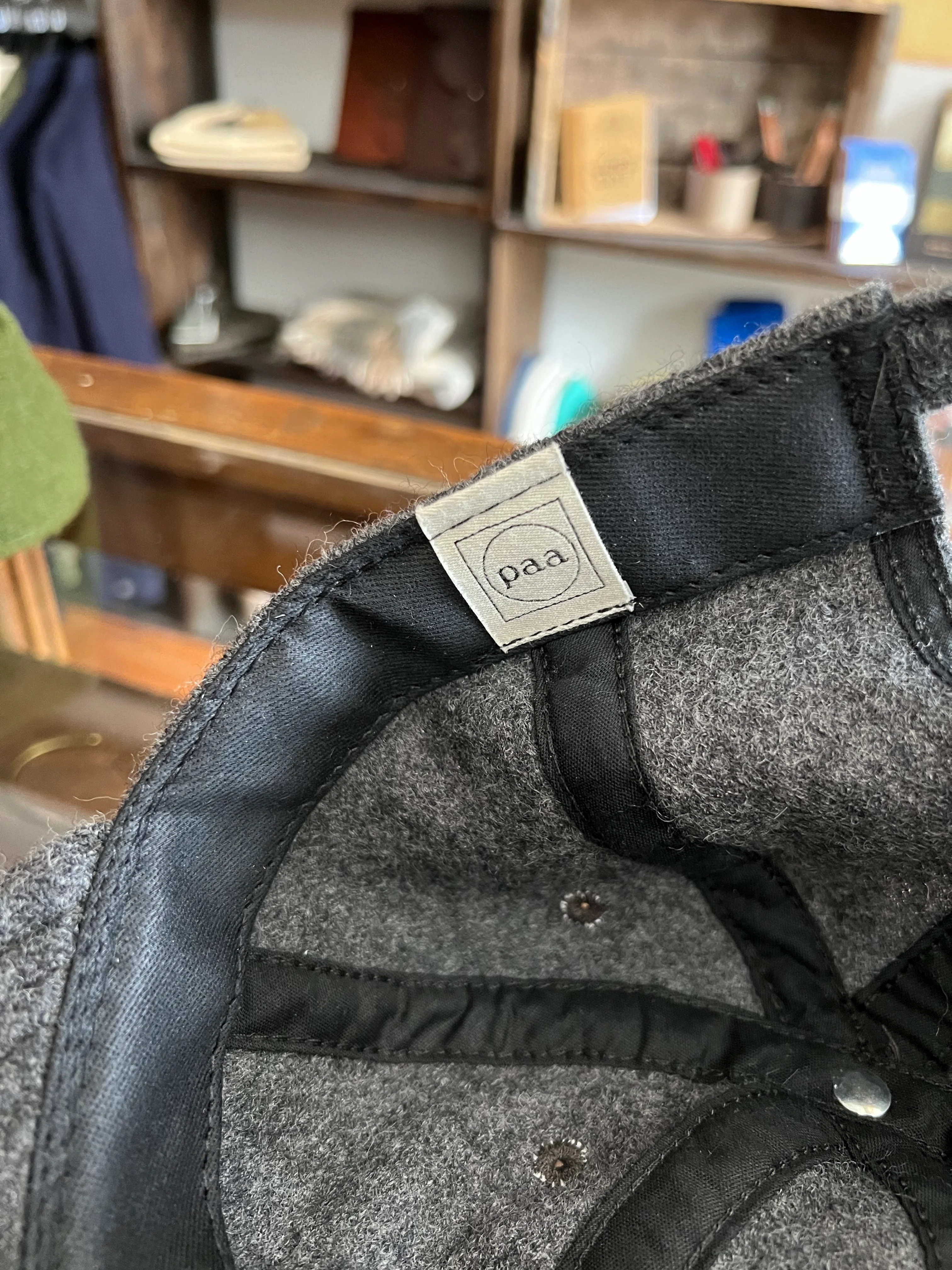 Gently Used Paa Wool Two Caps Bundle - Green/Navy, Heather Gray - Image 7