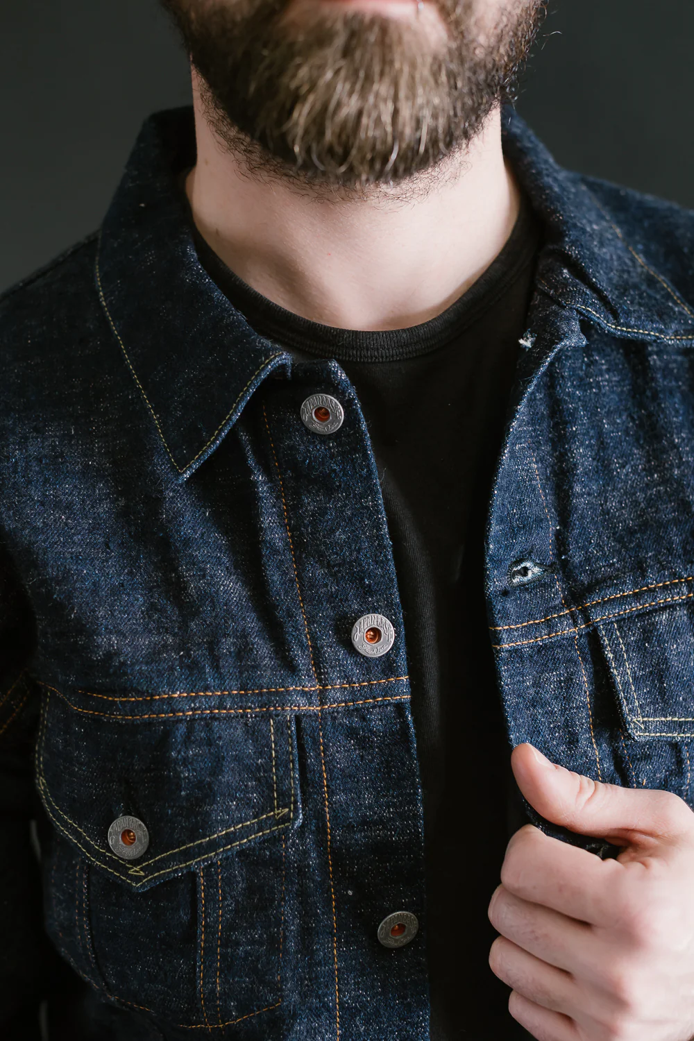 15oz Slub Yarn Type III Jacket - Indigo - Image 20