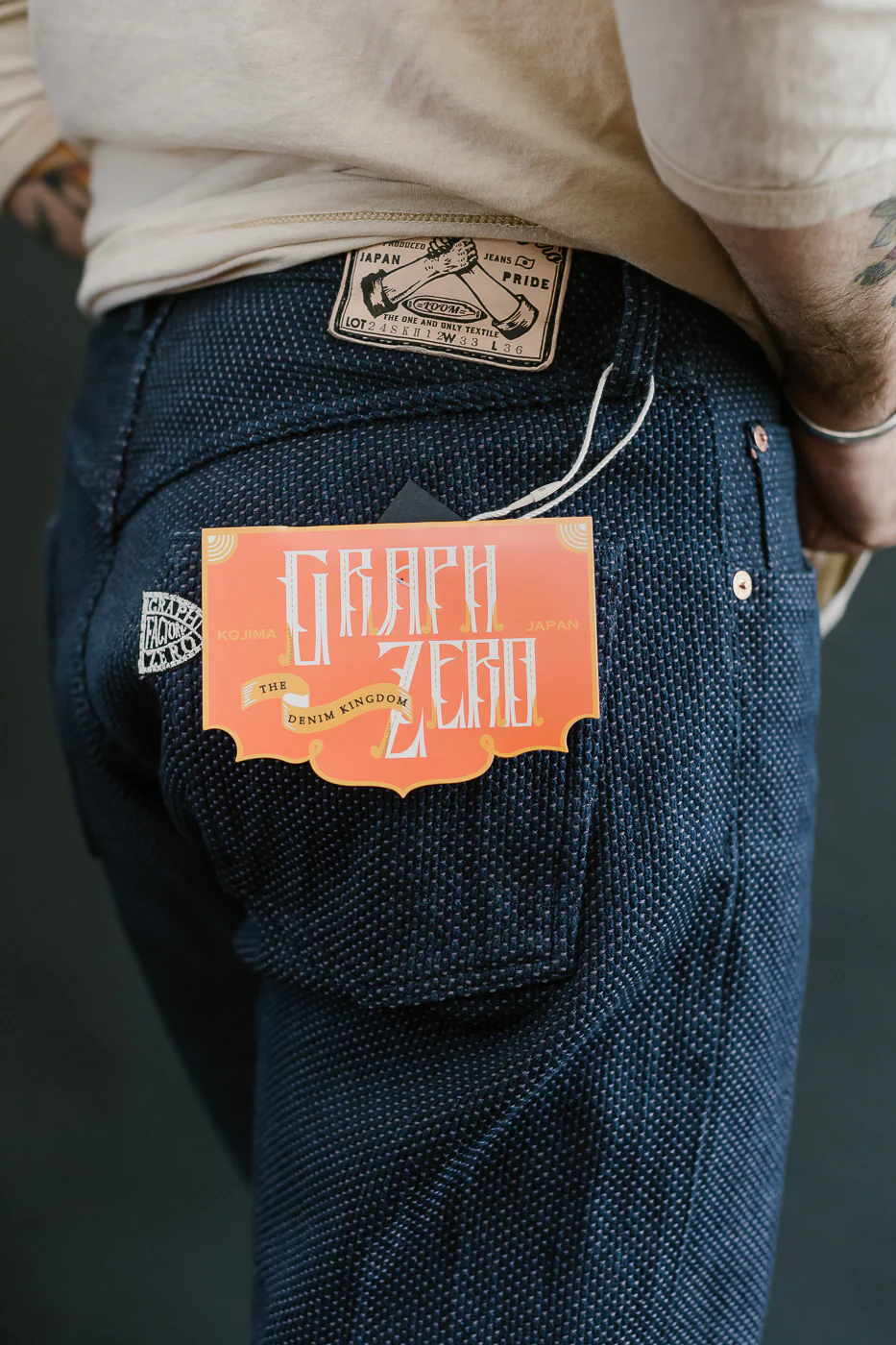 14.5oz Double-Yarn Sashiko Selvedge Jeans - Heritage Straight - Image 18