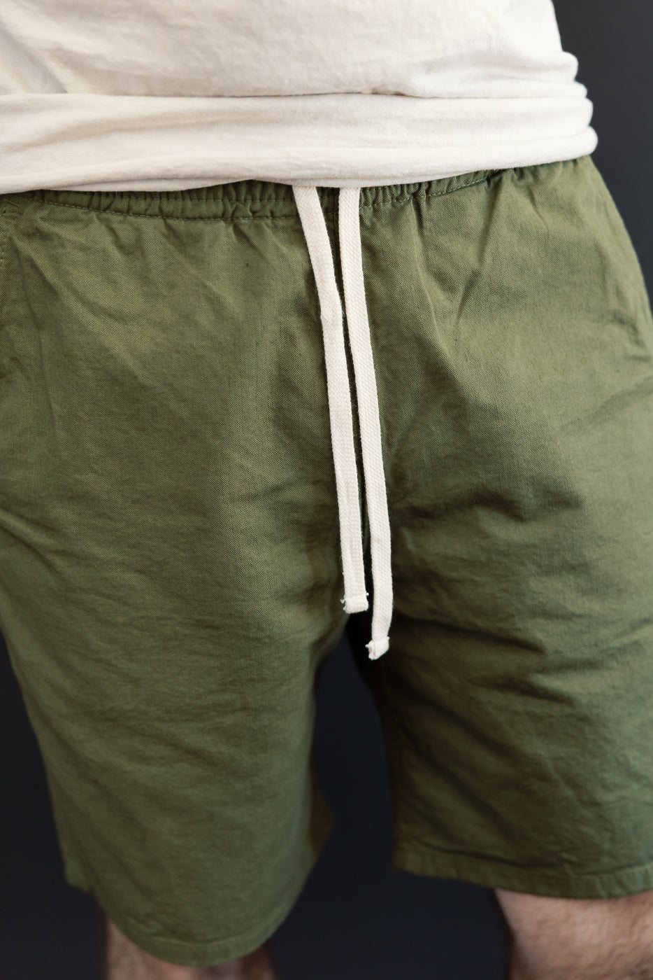 IH-729-OLV- Cotton Easy Shorts - Olive - Image 16